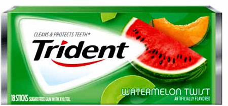 Жевательная резинка Trident «Watermelon Twist»