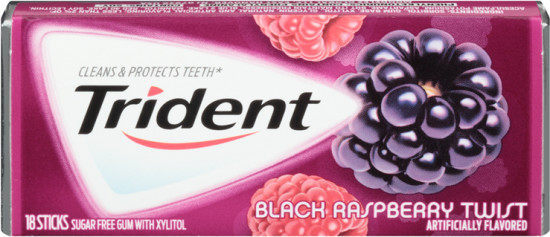 Жевательная резинка Trident «Black Raspberry Twist»