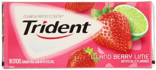Жевательная резинка Trident «Island Berry Lime»