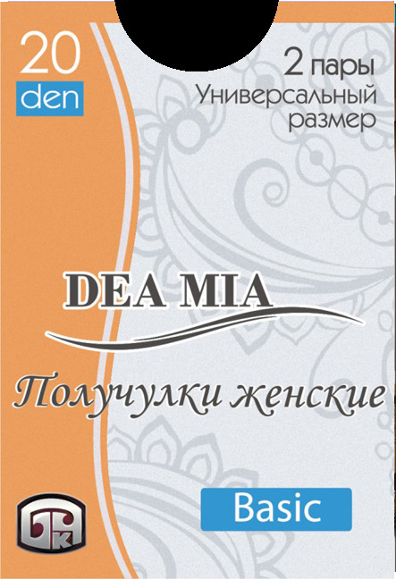 Получулки женские (2 пары) | Basic | Dea Mia
