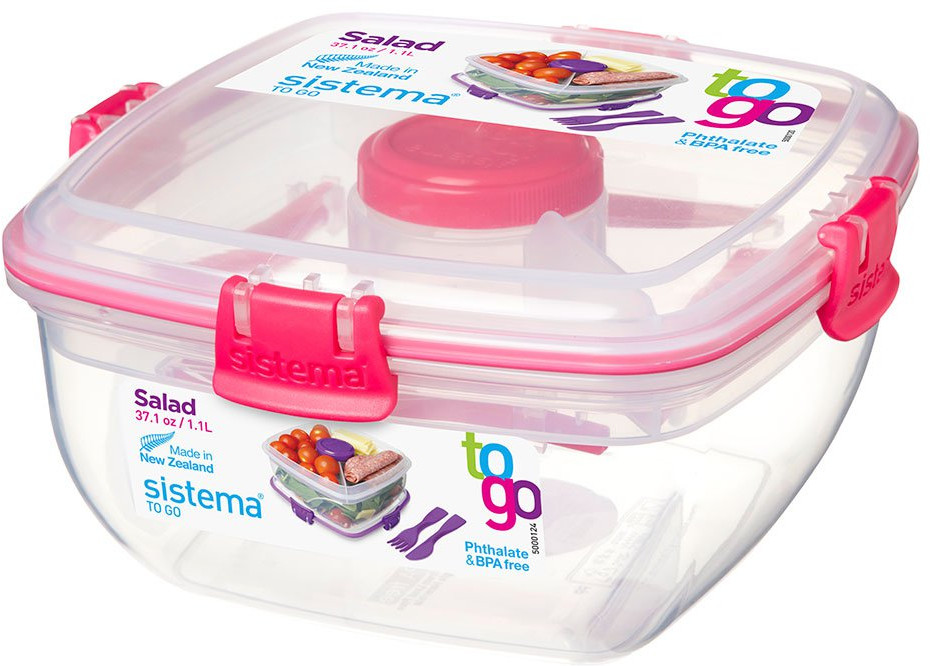 Ланч-бокс с разделителями и приборами «To go» | To go | Sistema