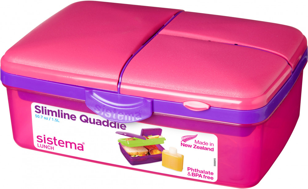 Ланчбокс 4-х секционный с бутылкой «Lunch» | Lunch | Sistema