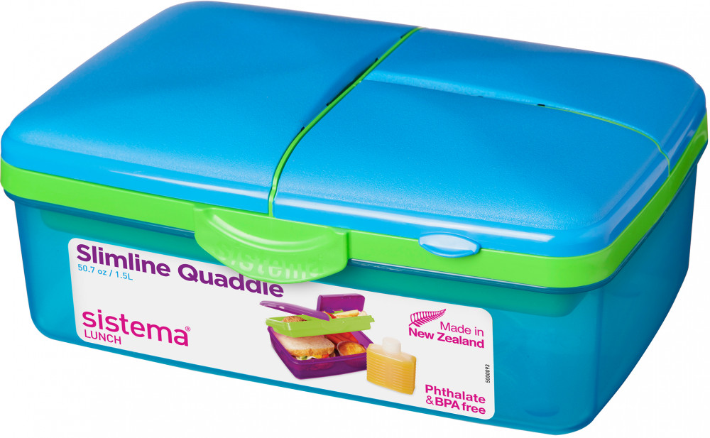 Ланчбокс 4-х секционный с бутылкой «Lunch» | Lunch | Sistema