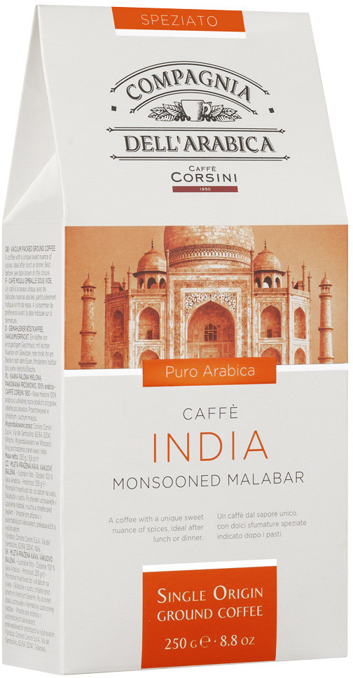 Кофе молотый «India Monsooned Malabar» | Puro Arabica | Compagnia Dell'Arabica