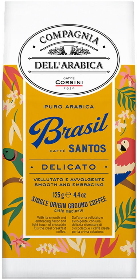 Кофе молотый «Brasil Santos» | Puro Arabica | Compagnia Dell'Arabica