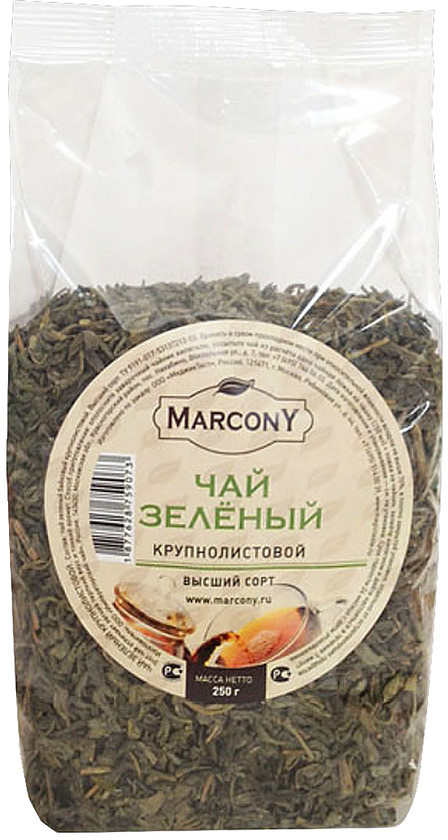 Чай зеленый крупнолистовой | Marcony