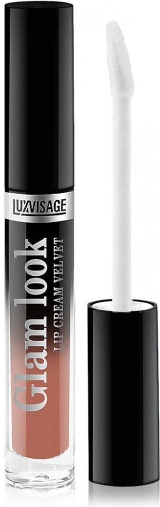 Помада для губ жидкая «Glam look», тон 208 Мальдивы | Cream velvet | LuxVisage