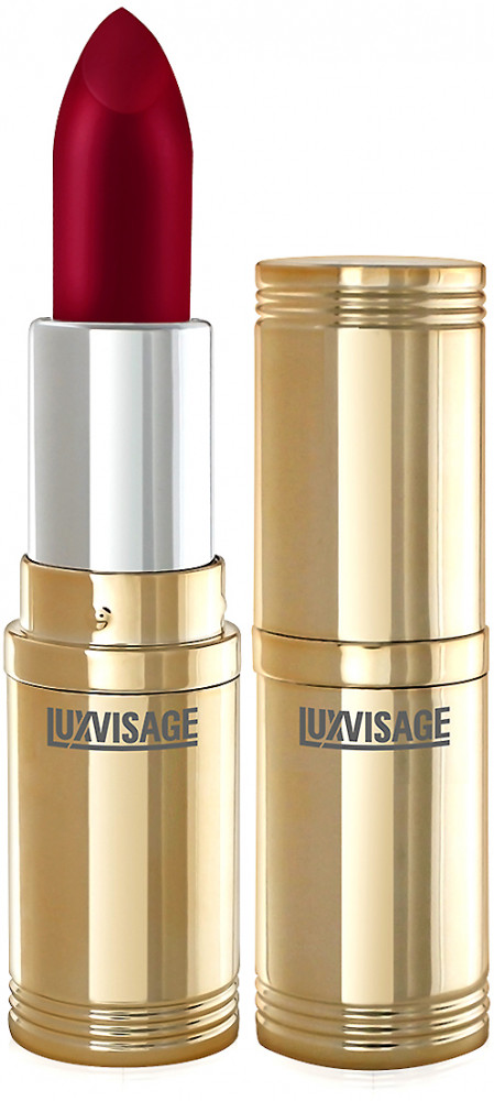 Помада для губ перламутровая с глянцевым блеском, тон 50 Теплая марсала с глянцевым блеском | LuxVisage