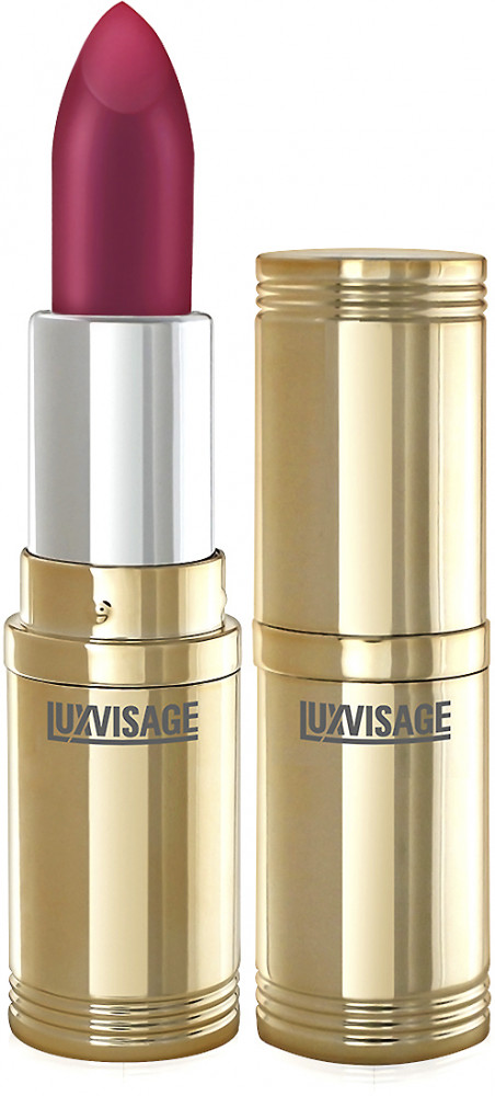 Помада для губ перламутровая с глянцевым блеском, тон 75 Сливовый с жемчужным перламутром | LuxVisage