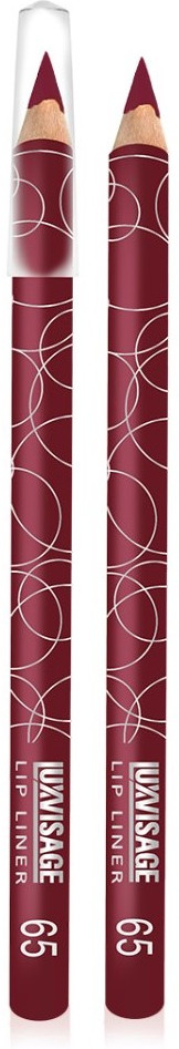 Карандаш для губ контурный, тон 65 Темно-бордовый | LuxVisage