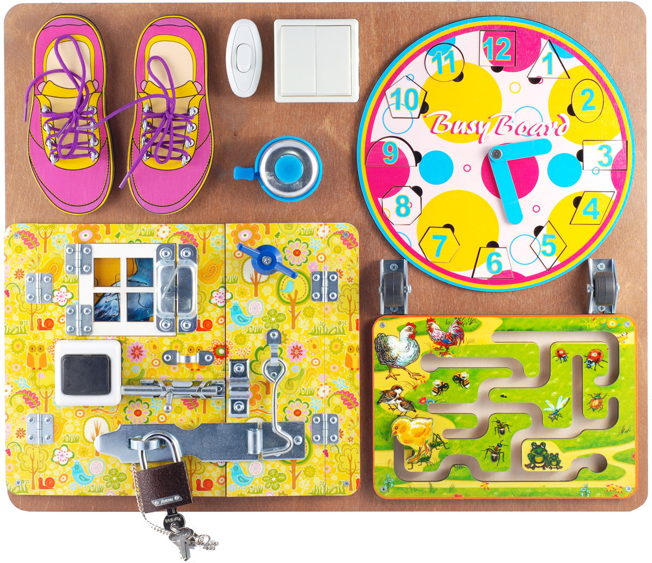 Бизиборд для девочек | Нескучные игры