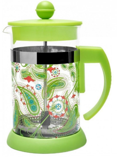 Кофейник с френч-прессом «Paisley Green»