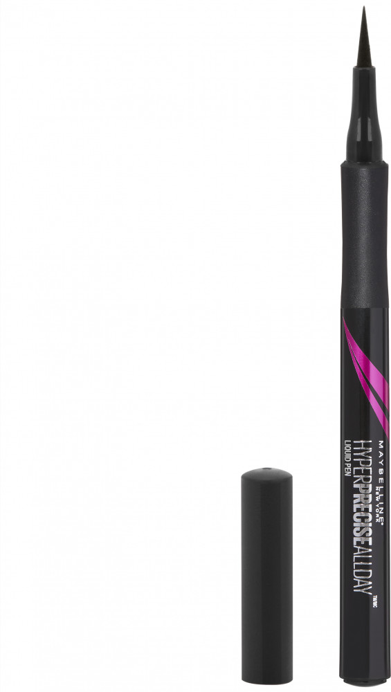 Лайнер для глаз «Hyper Precise» подводка-фломастер, оттенок черный | Maybelline New York