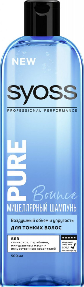 Шампунь мицеллярный для тонких волос | Pure Bounce | Schwarzkopf