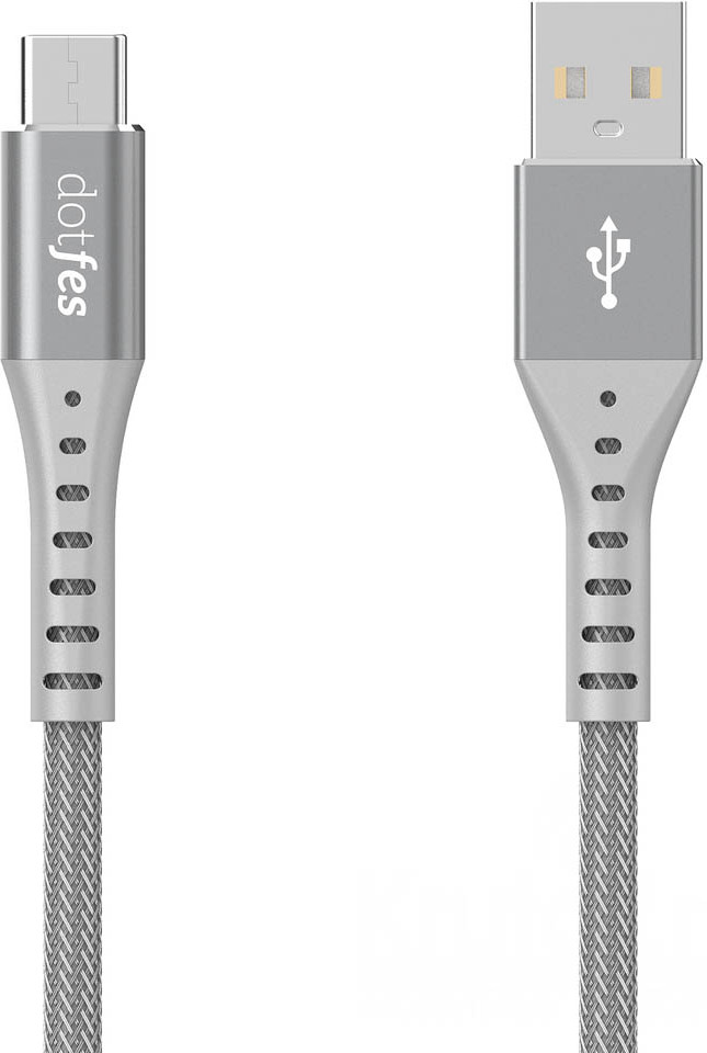 Кабель Dotfes Type-C A08T Durable Nylon | Dotfes