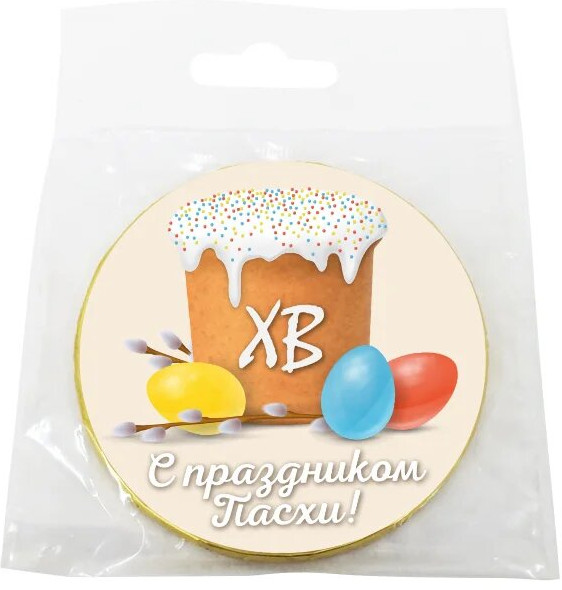 Медаль шоколадная «С Праздником Пасхи!» | Medal | ChokoCat