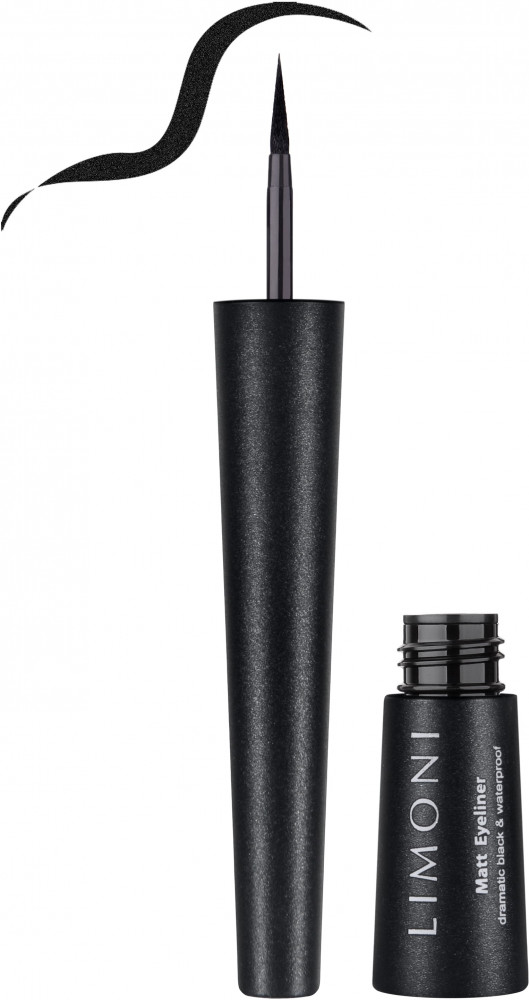Подводка для глаз водостойкая «Matt Eyeliner», оттенок 01 Черный | Limoni