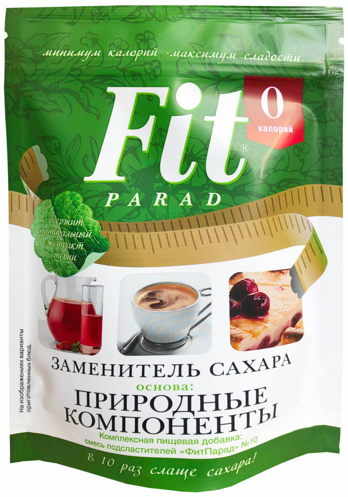 Заменитель сахара «ФитПарад №10» | ФитПарад №10 | Fit Parad