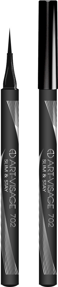 Маркер для глаз «Slim & Stay», оттенок 702 | Безупречно чёрный | Art-Visage