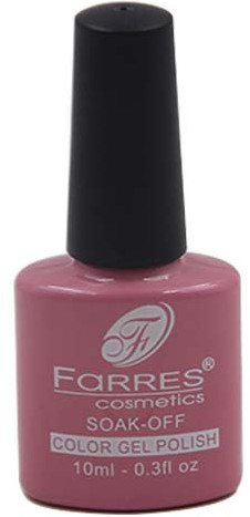 Гель-лак для ногтей, оттенок 015 Дымчатая роза | Color Gel Polish | Farres