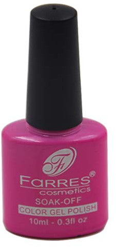 Гель-лак для ногтей, оттенок 020 Фиалковый | Color Gel Polish | Farres
