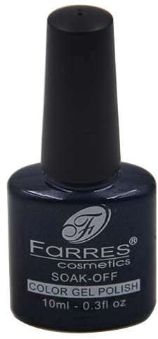 Гель-лак для ногтей, оттенок 035 Ночное небо перламутровый | Color Gel Polish | Farres