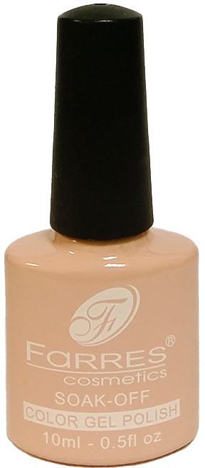 Гель-лак для ногтей, оттенок 042 Бежевый | Color Gel Polish | Farres