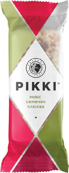 Батончик орехово-фруктовый «Микс семечек-клюква»