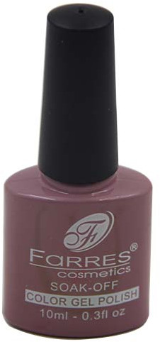 Гель-лак для ногтей, оттенок 058 Кофейный | Color Gel Polish | Farres