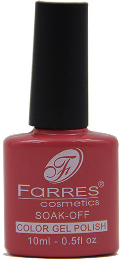 Гель-лак для ногтей, оттенок 110 Малиновый пастельный | Color Gel Polish | Farres