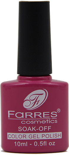 Гель-лак для ногтей, оттенок 122 Розово-лавандовый перламутровый | Color Gel Polish | Farres