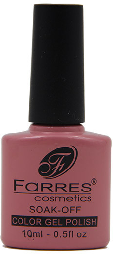 Гель-лак для ногтей, оттенок 144 Персиковый | Color Gel Polish | Farres
