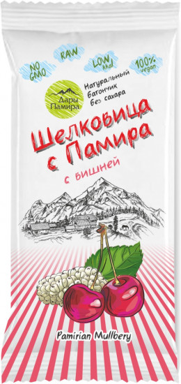 Батончик «Шелковица с Памира» с вишней