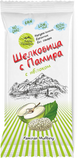 Батончик «Шелковица с Памира» с яблоком