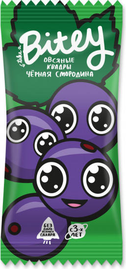 Батончик фруктово-овсяный детский «Яблоко-Черная смородина»