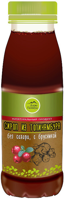 Сироп из топинамбура с брусникой | Дары Памира