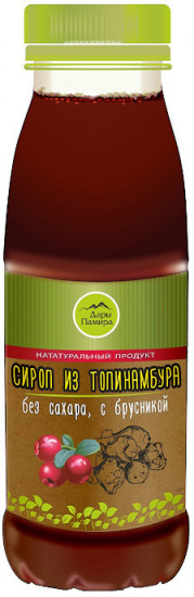 Сироп из топинамбура с брусникой