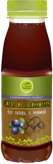 Сироп из топинамбура с черникой