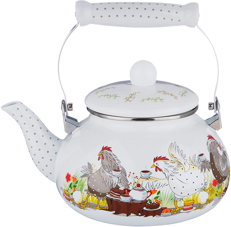 Чайник эмалированный «Курятник» | Курятник | Agness