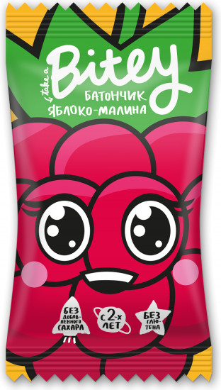 Батончик фруктово-ягодный детский «Яблоко-малина»