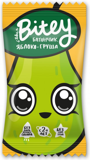 Батончик фруктово-ягодный детский «Яблоко-груша»
