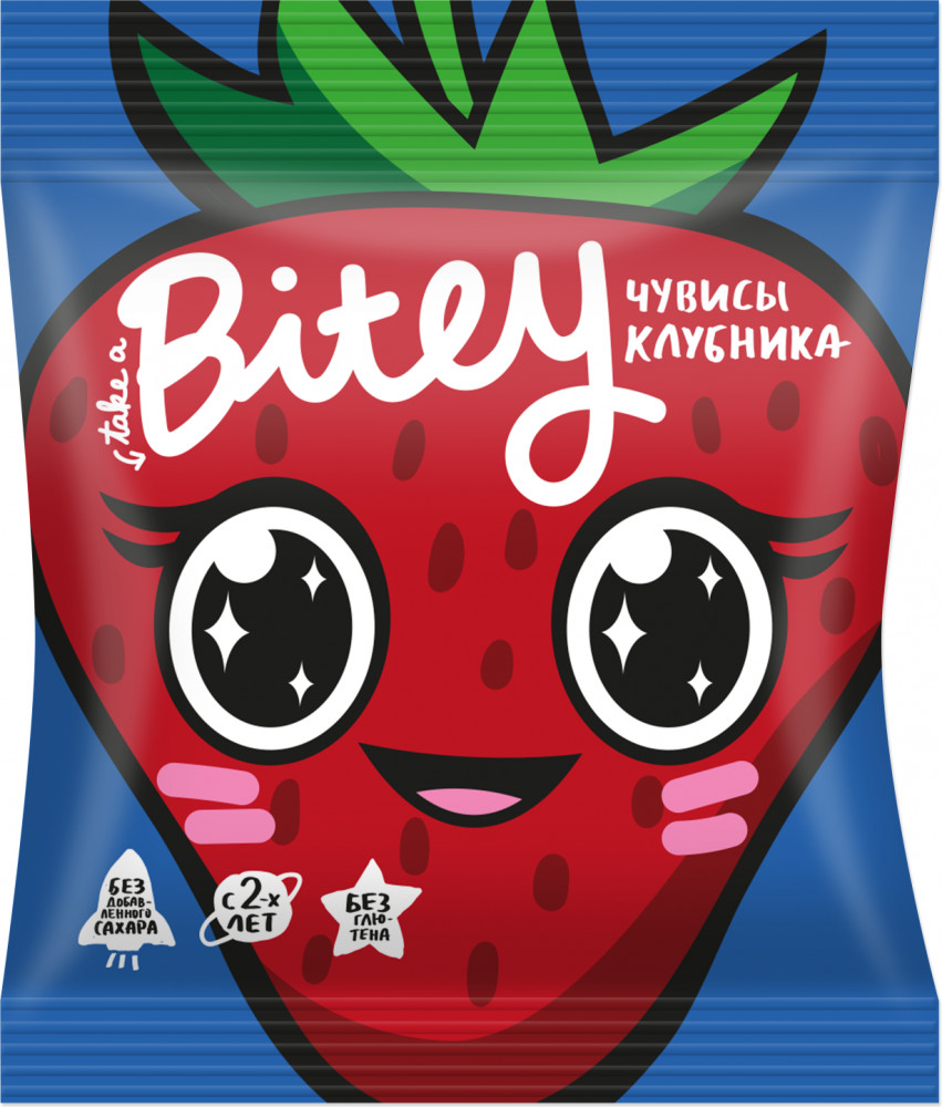 Мармелад натуральный «Клубника» | Bitey Чувис | Bite