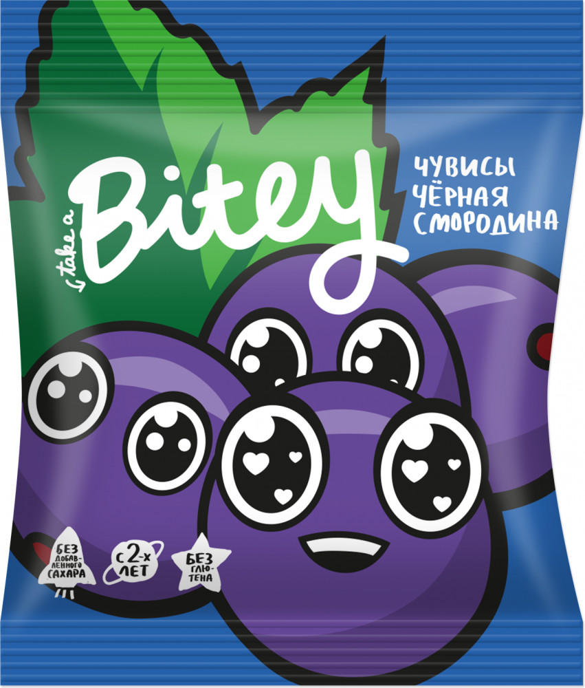 Мармелад натуральный «Черная смородина» | Bitey Чувис | Bite