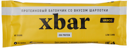 Батончик протеиновый со вкусом шарлотки