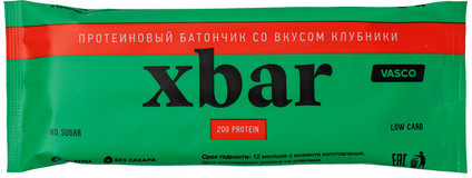 Батончик протеиновый со вкусом клубники