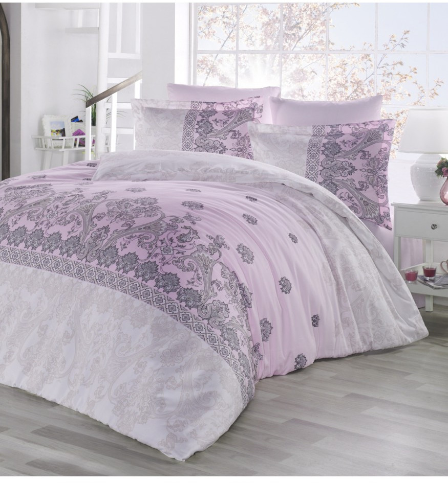 Комплект постельного белья «Lina» (евро, сатин, 2 наволочки 50×70 и 2 наволочки 70×70) | Lina | Altinbasak