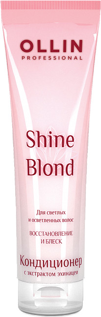 Кондиционер для осветленных волос с экстрактом эхинацеи | Shine blond | Ollin Professional