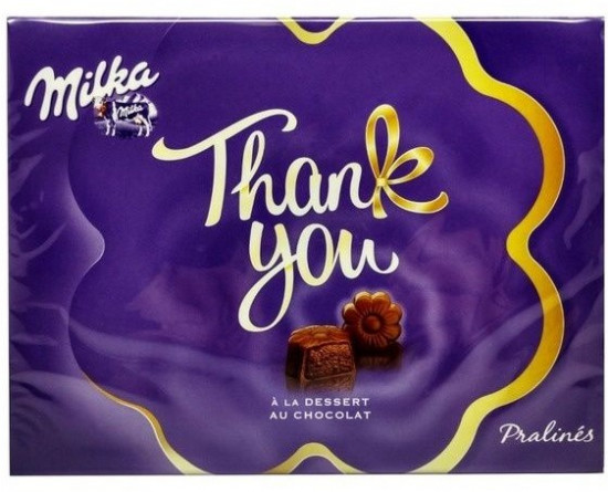 Набор шоколадных конфет Milka «Thank you»