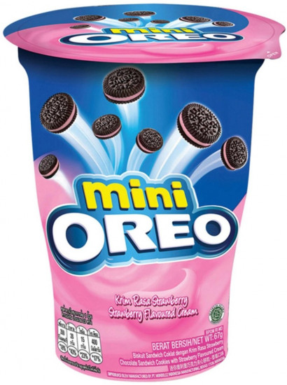 Печенье Oreo mini с клубничным кремом