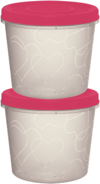 Комплект емкостей для продуктов с завинчивающейся крышкой | Giaretti